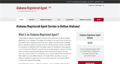 Desktop Screenshot of alabamaregisteredagent.com